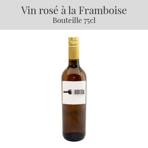 Vin rosé à la Framboise 75Cl